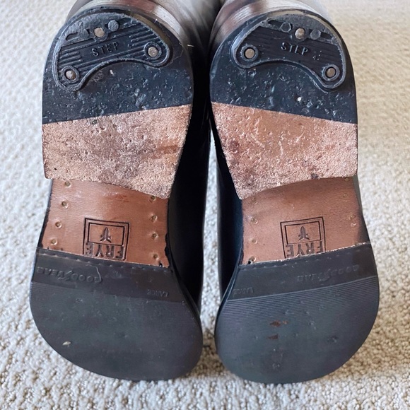 Frye black leather Melissa Button tall boot size 6.5 - Picture 9 of 13